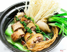 Lẩu đuôi bò thảo dược