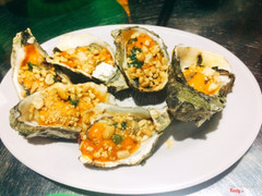 Hàu nướng mỡ hành