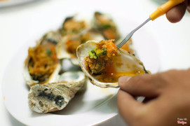 Hàu Sữa Nướng Mỡ Hành 35K