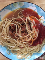 Do mới đổ ra chưa trộn lên nên nhìn dìm hàng tí