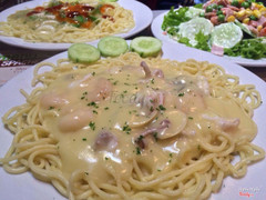 Marinara, crab sauces, salad mùa xuân