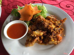 Cua lột rang trứng muối