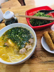 Bánh canh cá lóc, ram giong