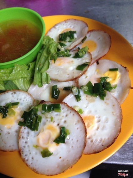 cận cảnh bánh căn