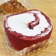 Red velvet roll cake