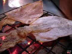 Khô mực nướng mang về 