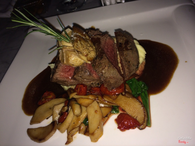 beefsteak sốt nấm