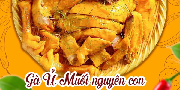 Gà Ủ Muối - Tré Trộn Cô Ba Food - Trần Cao Vân