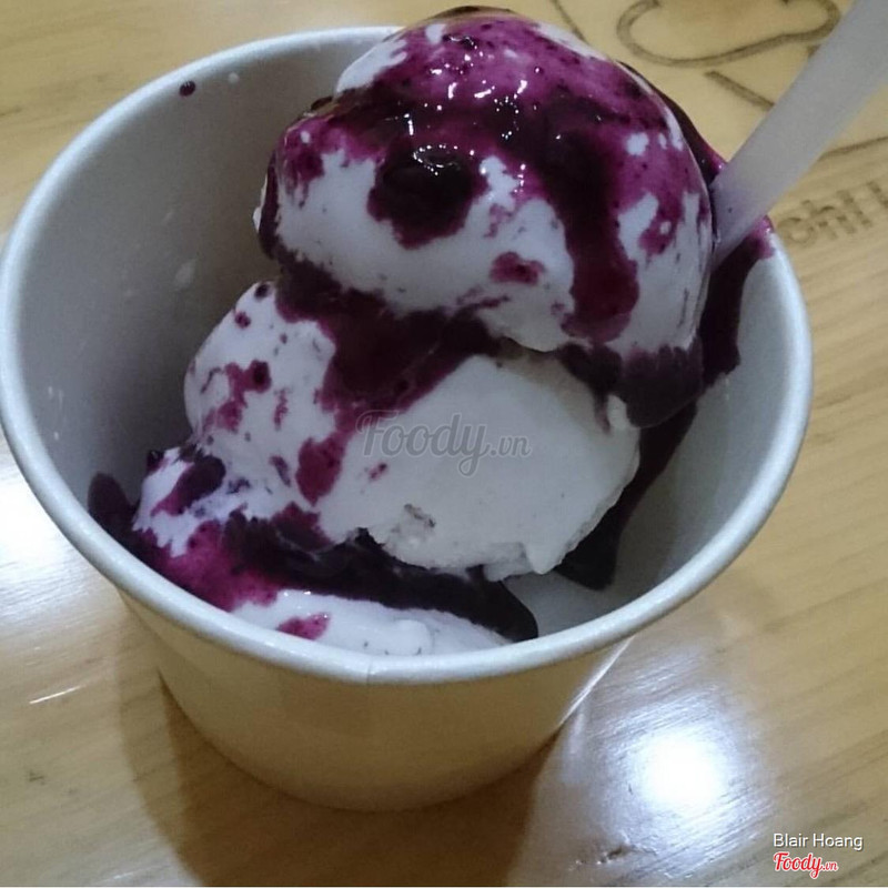 Blueberry icecream