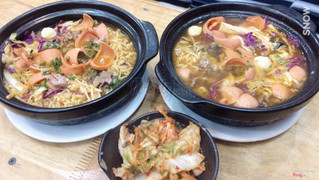 Mỳ cay cùng kim chi