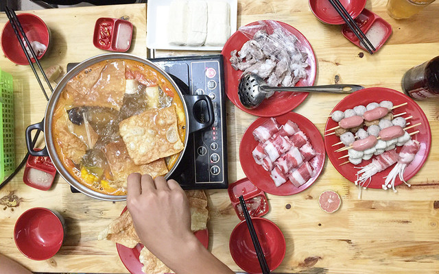 Lẩu 10 Xiên Que Tự Chọn