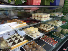 Bánh ngọt, tiramisu, matcha, sữa chua, bánh flan, dừa tươi 