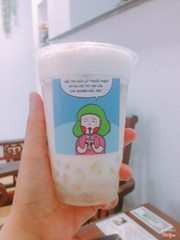 Sữa tươi trân châu trắng kem machiato