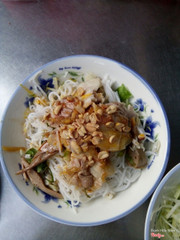 bún mắm thịt nướng