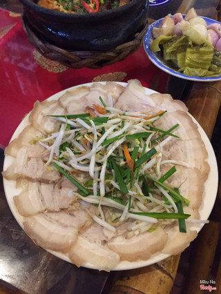 thịt heo luộc