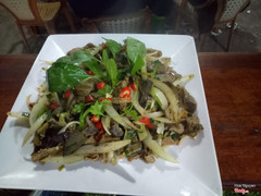 Lòng mề xào hành