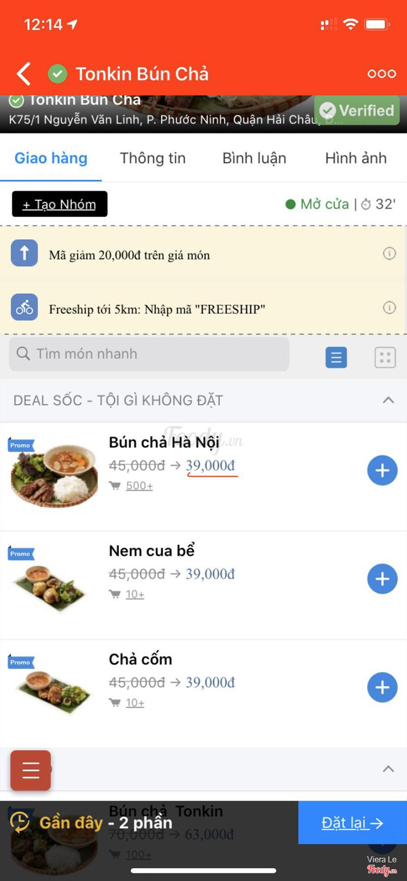 Giá ban đầu chỉ có 39k/1 tô