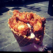 By Chingu E.a.t - Chicken waffle cone