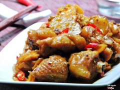 Gà kho củ cải
