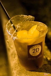 Trà đào 10k/ly (thêm miếng đào -15k/ly)