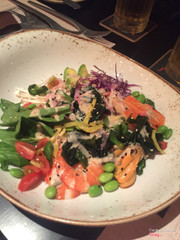 Wakame salad with sesame dressing