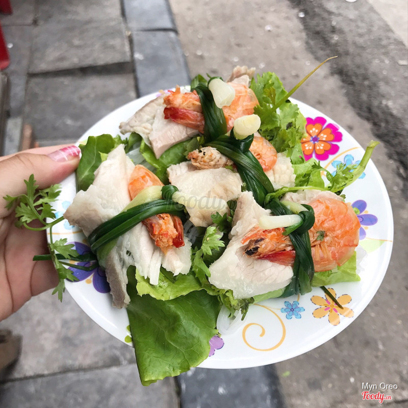 Bún cuốn tôm thịt