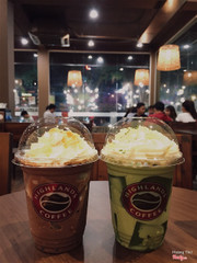 Freeze matcha 49k; freeze cacao 49k