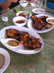 Cá bớp nướng muối ớt