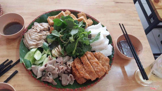 Bún đậu tá lả 