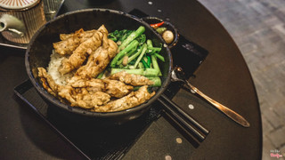 Donburi chả cốm