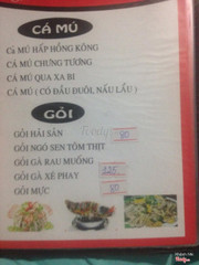 thực đơn đa dạng món