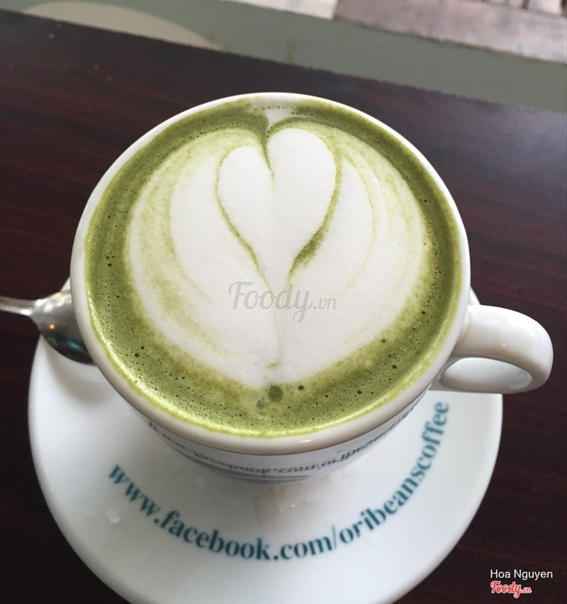 matcha sữa nóng