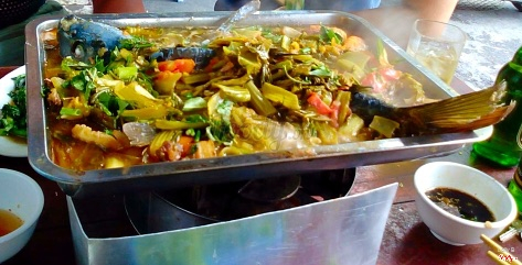 Cá chéo om dưa - Vịt quay Lê Quýnh