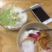 Caramen khúc bạch, chè thái sầu riêng