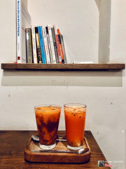 Trà xoài chanh leo và nước ép cam cà rốt chanh leo 🍹🍹