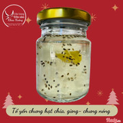 Tổ yến chưng hạt chia, gừng