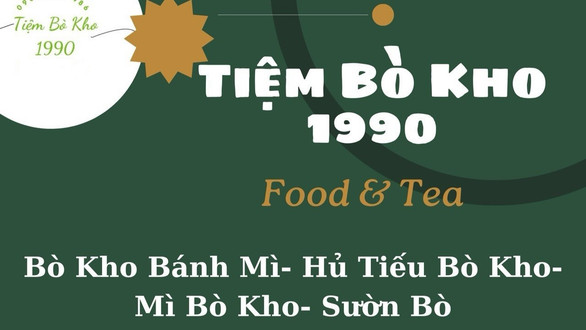 Tiệm Bò Kho & Tea 1990