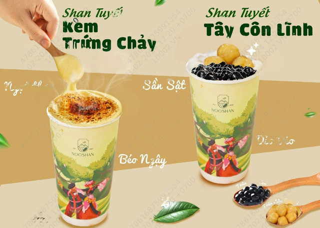 NooShan - Trà Sữa Shan Tuyết Pha Máy - 08 Vũ Trọng Phụng