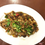 Gà xào tiêu tỏi
