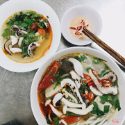 Canh bún bạch tuột 