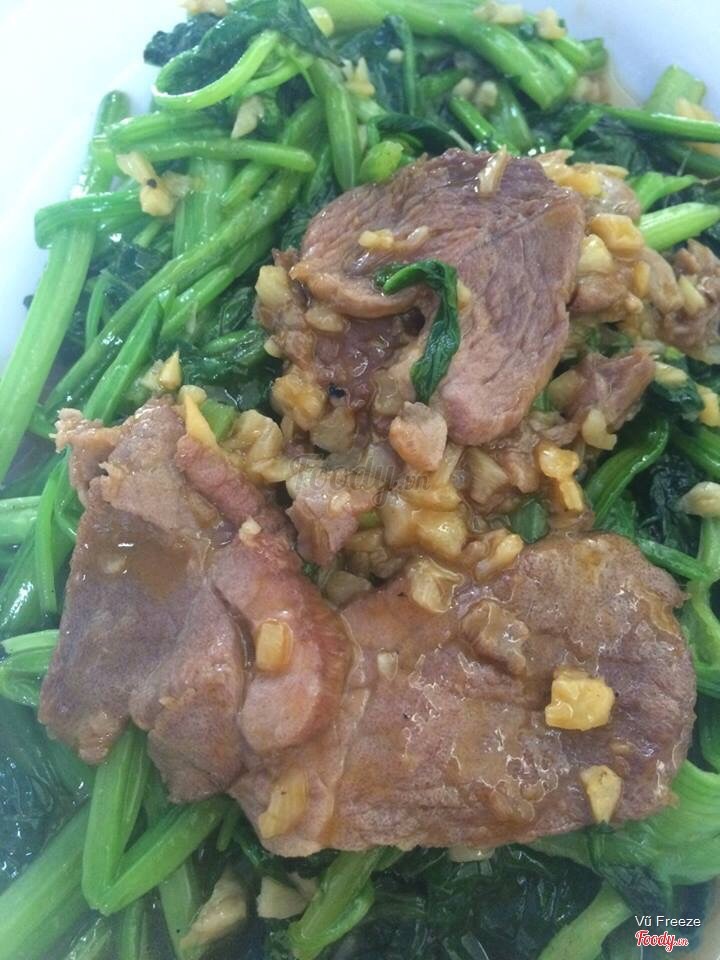 Thịt bò xào cải xanh