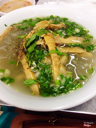Cháo gỏi vịt