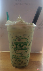 Trà sữa trà xanh - Macchiato green tea