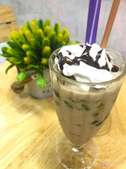 Trà sữa milk foam