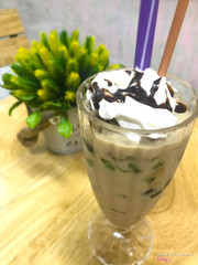 Trà sữa milk foam