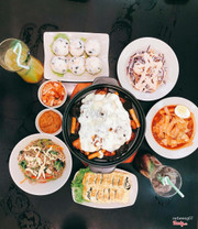 Combo Gà Cay Phô mai - Tokbokki - Miến trộn - Trứng Cuộn