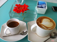 eespresso + capuchino