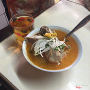 Cháo bò gân thịt nạc