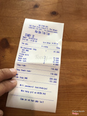 Bill kết thúc order lúc 9:29am