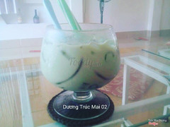 Matcha milk tea